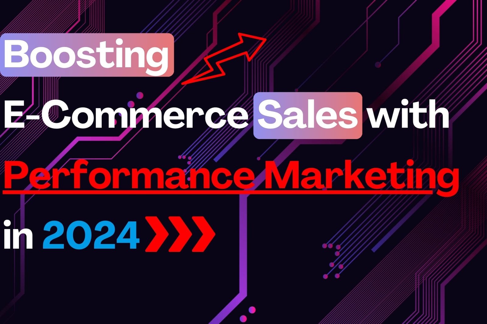 Boosting E-Commerce Sales with Performance Marketing in 2024 - Blog